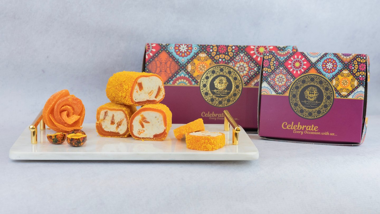 Mango, Hazelnut Cream - Sultan Lokum