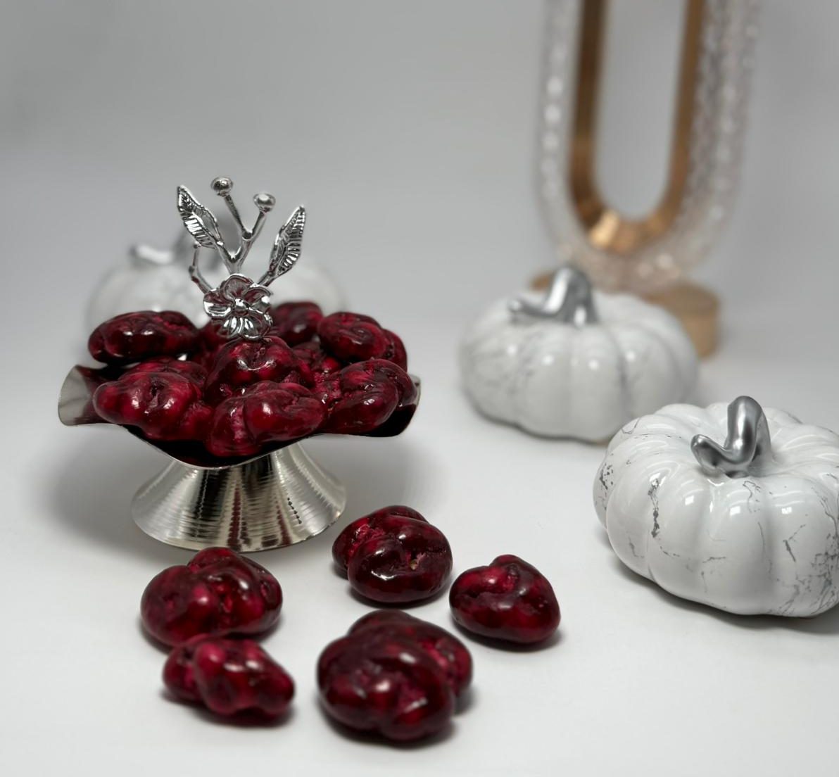 Pomegranate Walnut Chocolate Dragee