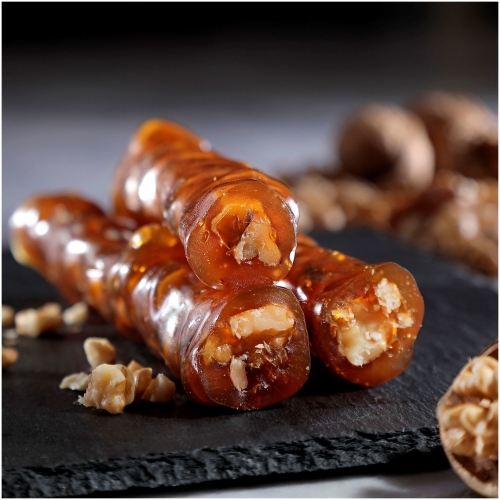 Turkish Walnut Churchkhela with, Cevizli Sucuk